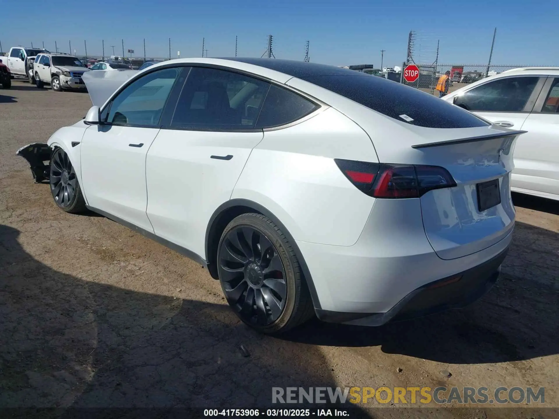 3 Фотография поврежденного автомобиля 7SAYGDEF3PF761252 TESLA MODEL Y 2023