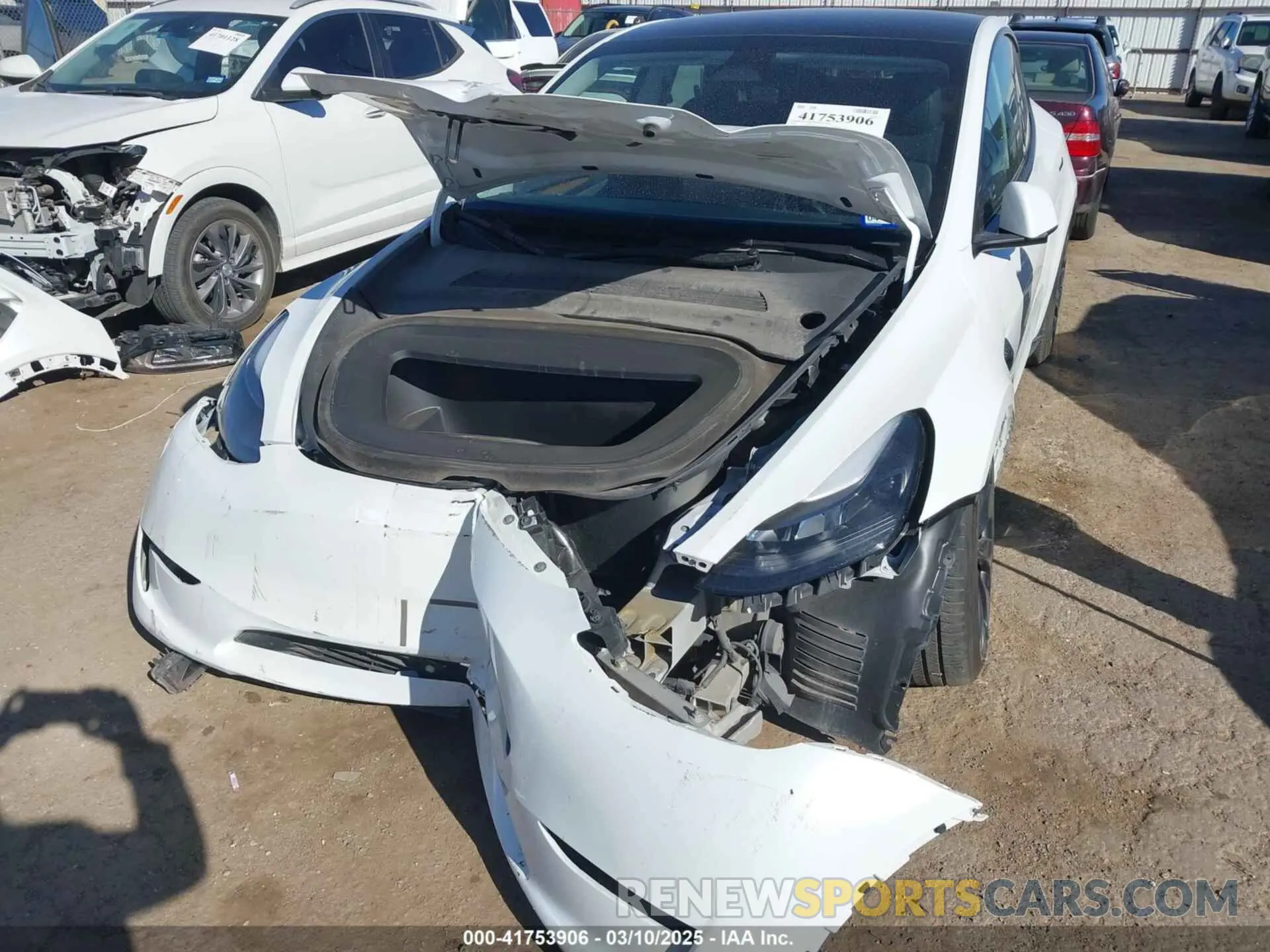 6 Фотография поврежденного автомобиля 7SAYGDEF3PF761252 TESLA MODEL Y 2023