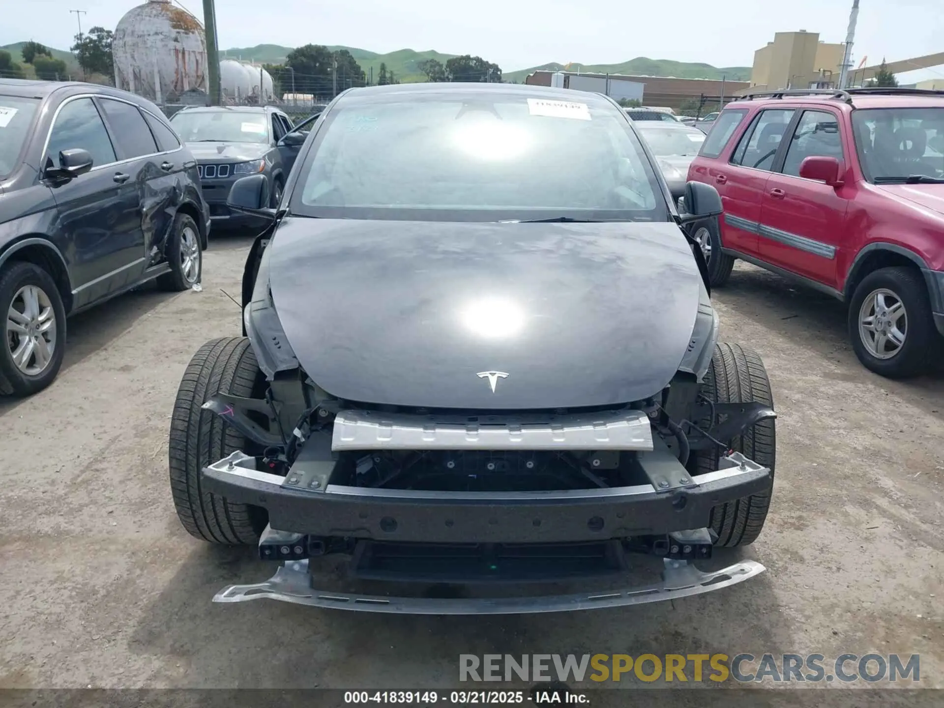 13 Фотография поврежденного автомобиля 7SAYGDEF3PF834863 TESLA MODEL Y 2023