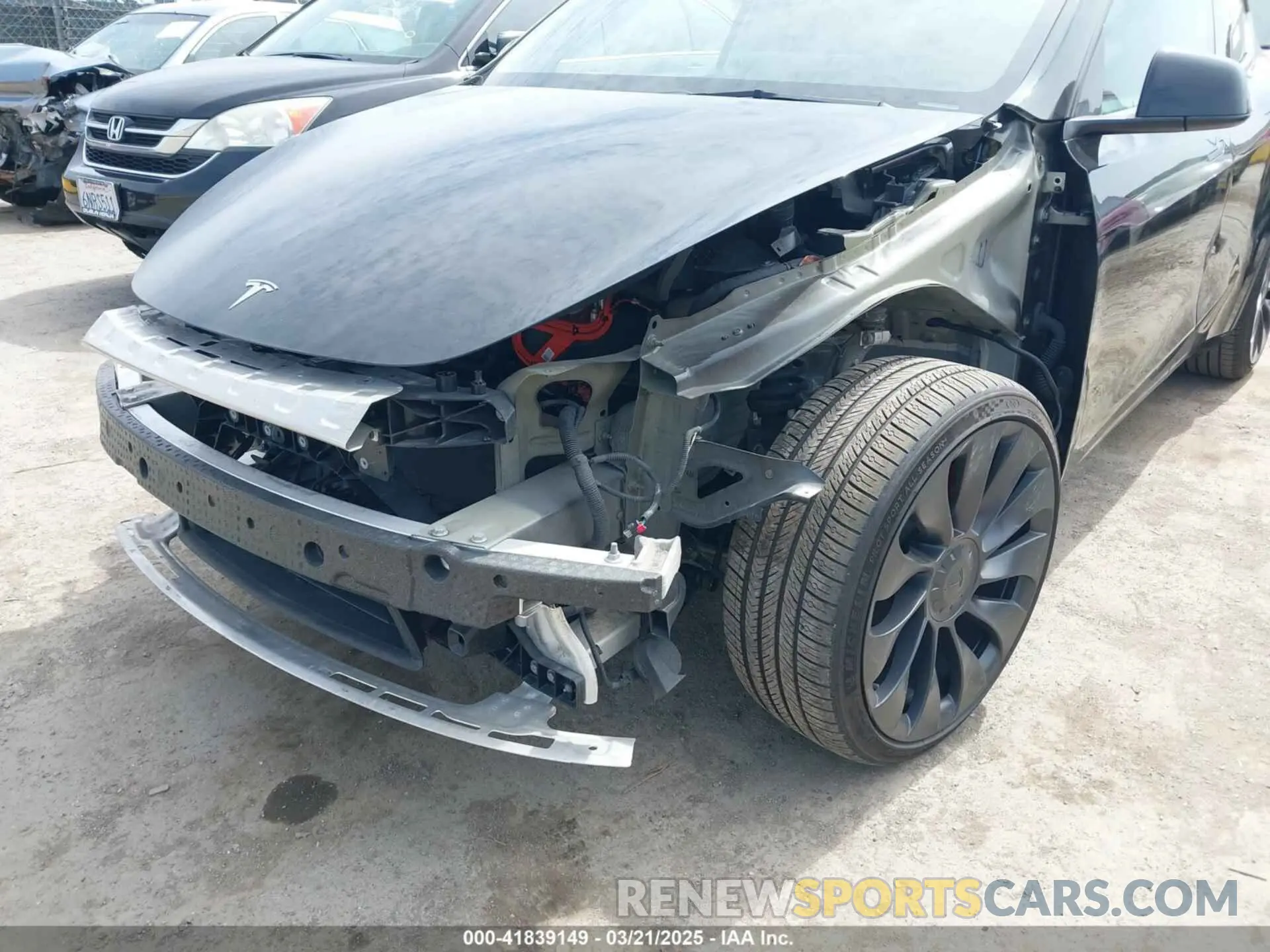 6 Фотография поврежденного автомобиля 7SAYGDEF3PF834863 TESLA MODEL Y 2023