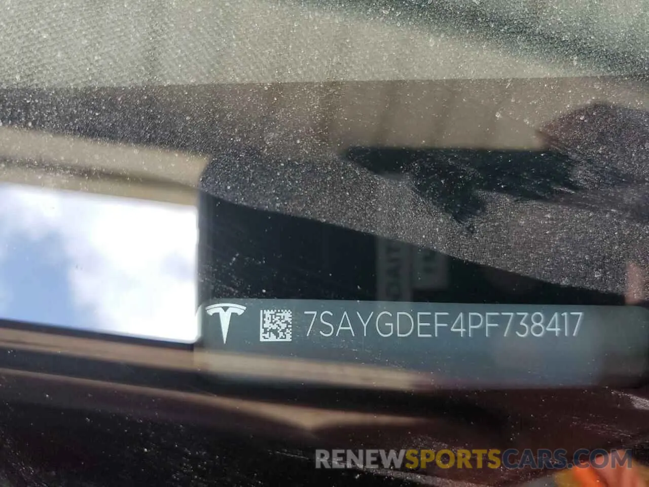 14 Фотография поврежденного автомобиля 7SAYGDEF4PF738417 TESLA MODEL Y 2023