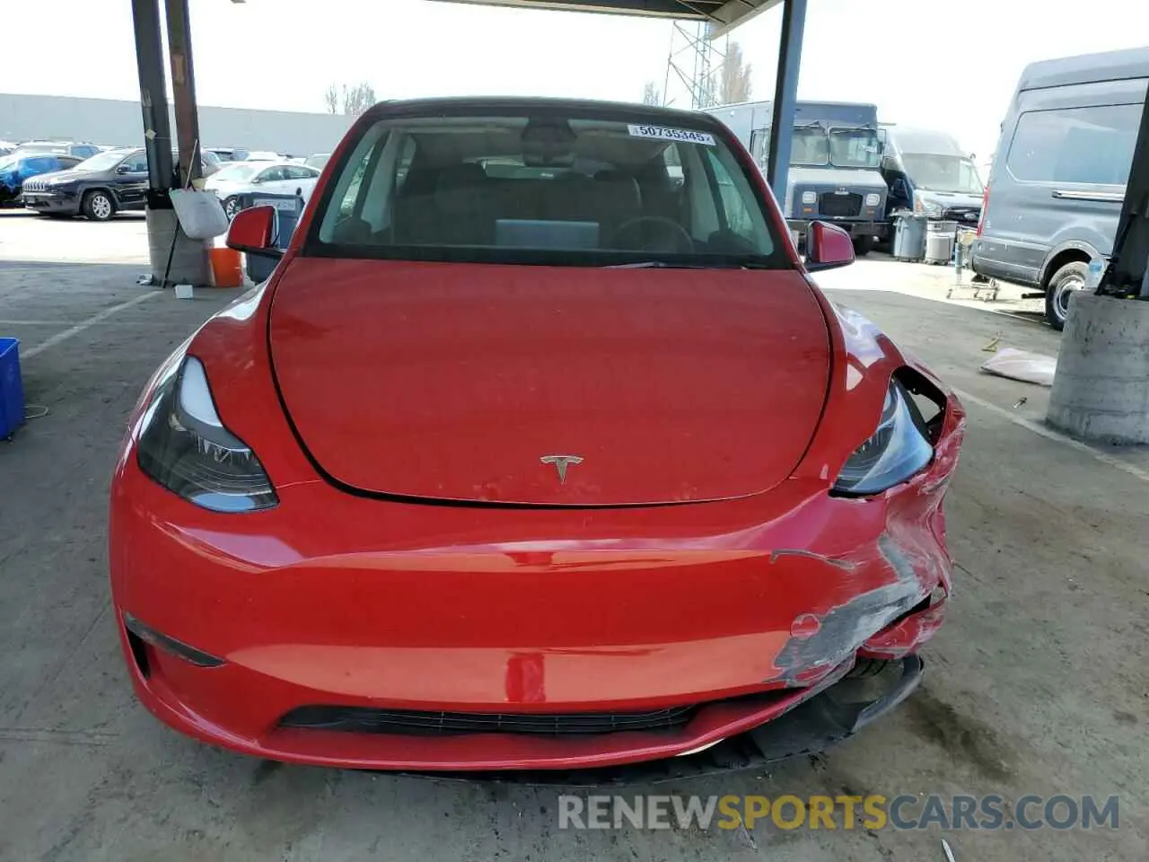 5 Фотография поврежденного автомобиля 7SAYGDEF4PF738417 TESLA MODEL Y 2023
