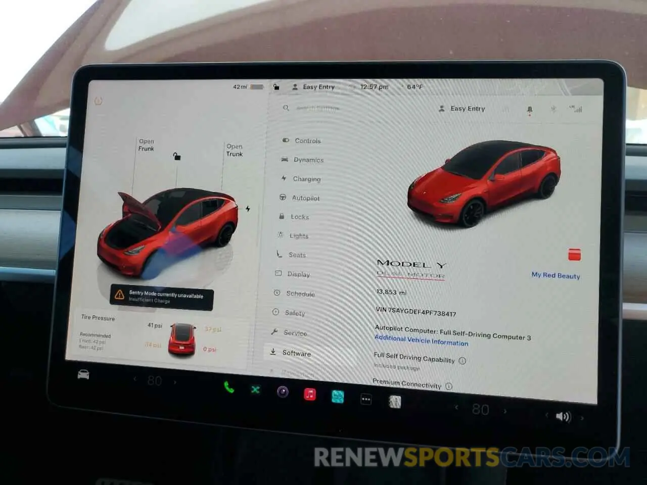 9 Фотография поврежденного автомобиля 7SAYGDEF4PF738417 TESLA MODEL Y 2023