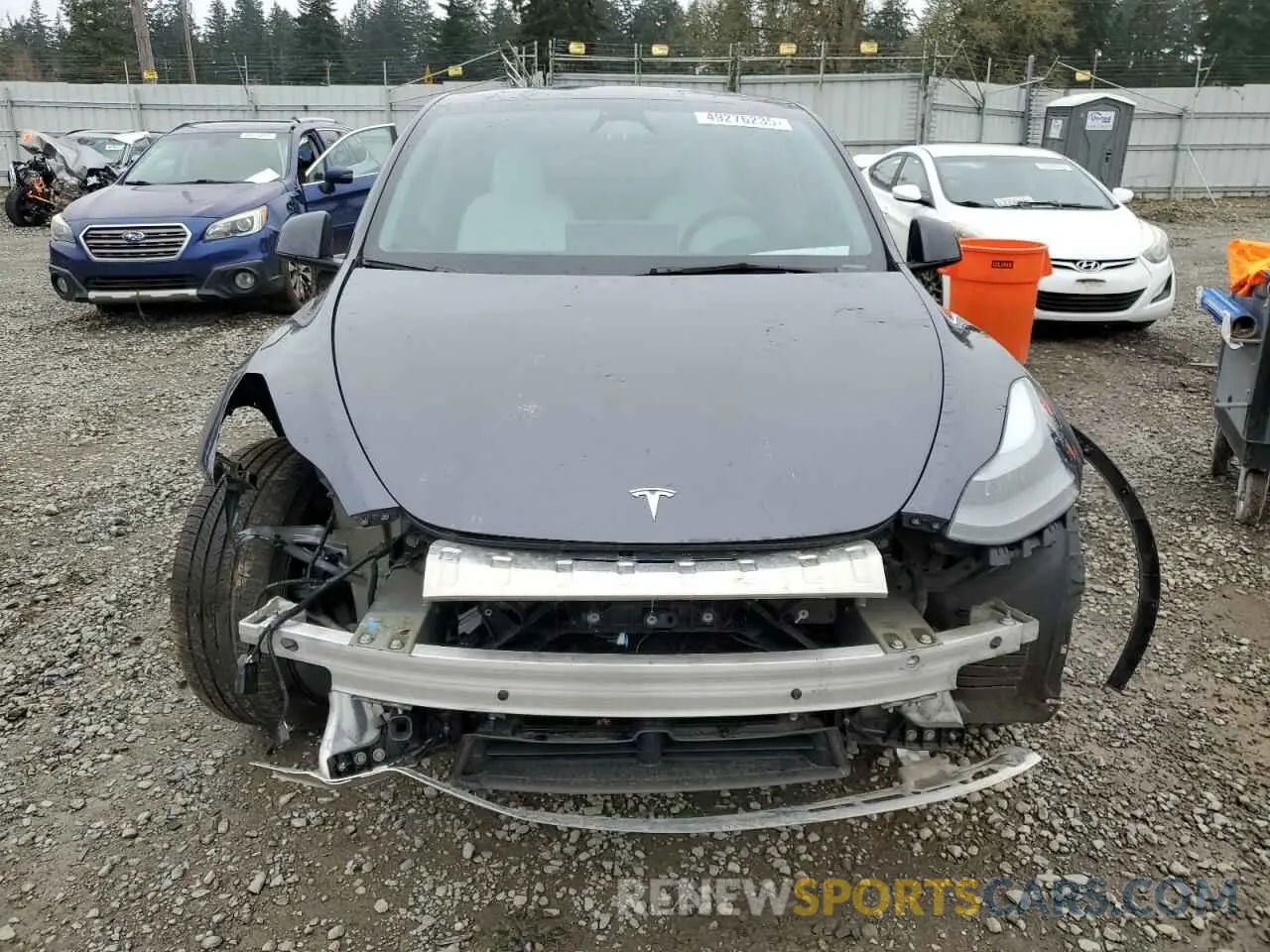 5 Photograph of a damaged car 7SAYGDEF4PF794244 TESLA MODEL Y 2023