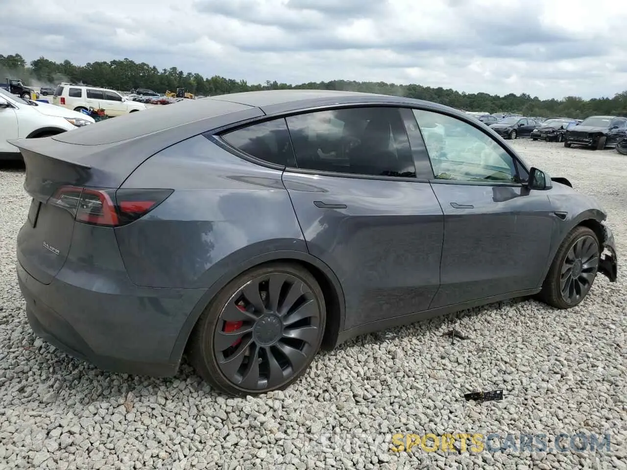 3 Photograph of a damaged car 7SAYGDEF4PF829543 TESLA MODEL Y 2023