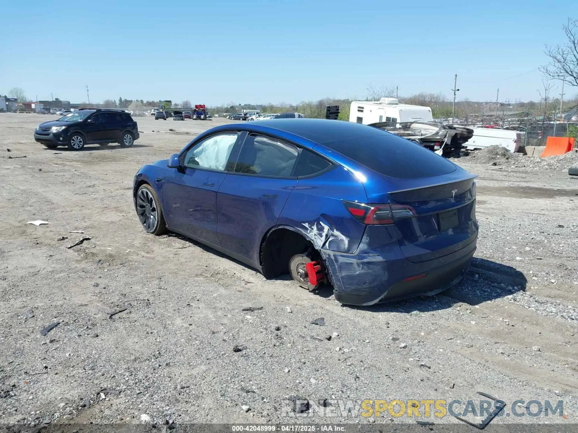 3 Фотография поврежденного автомобиля 7SAYGDEF4PF844933 TESLA MODEL Y 2023