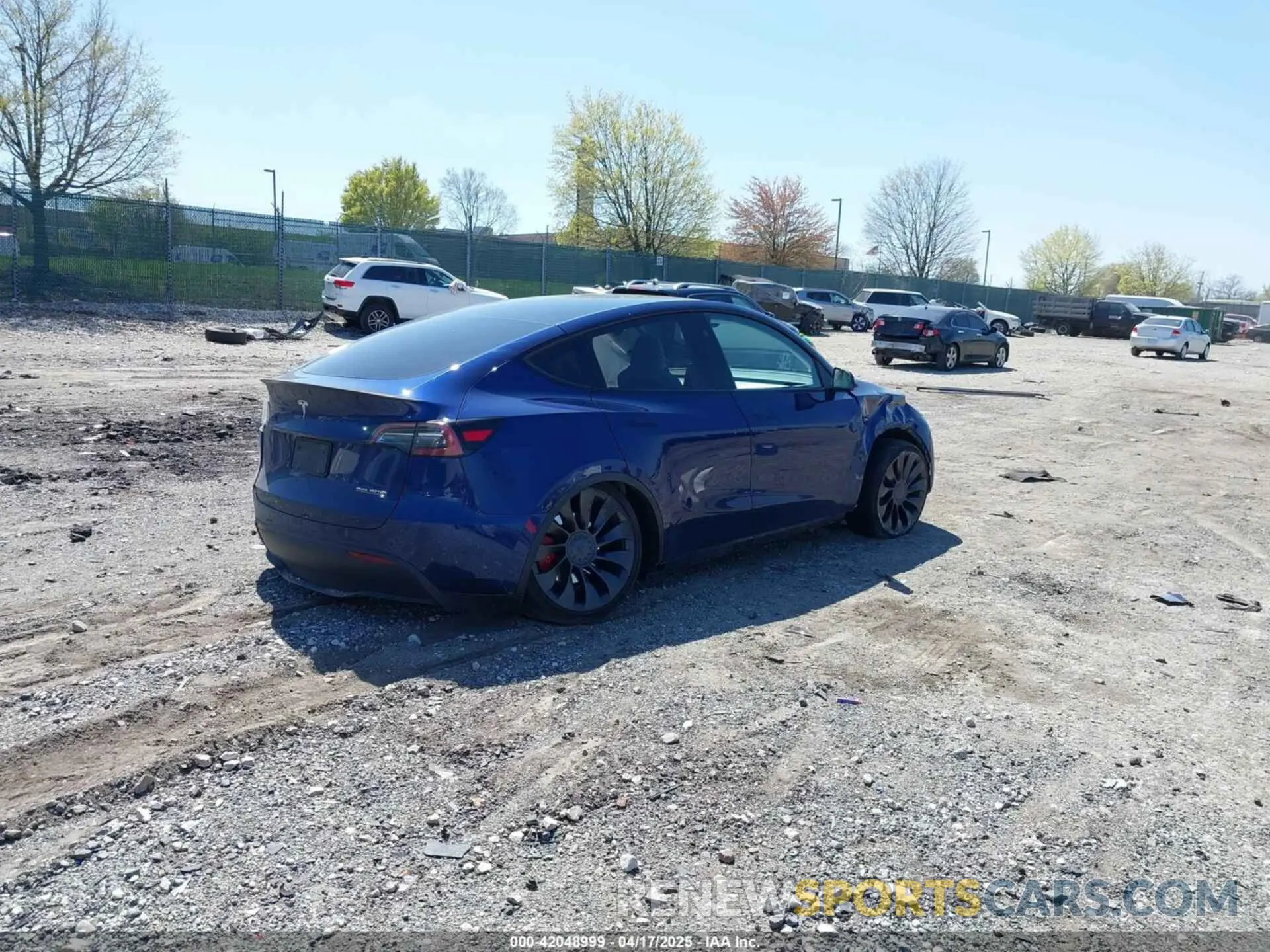 4 Фотография поврежденного автомобиля 7SAYGDEF4PF844933 TESLA MODEL Y 2023