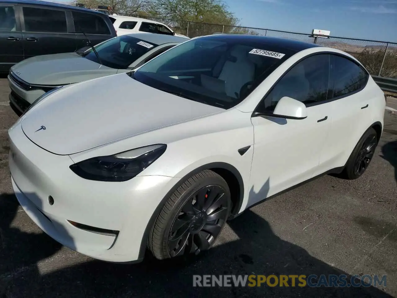 1 Фотография поврежденного автомобиля 7SAYGDEF4PF871940 TESLA MODEL Y 2023