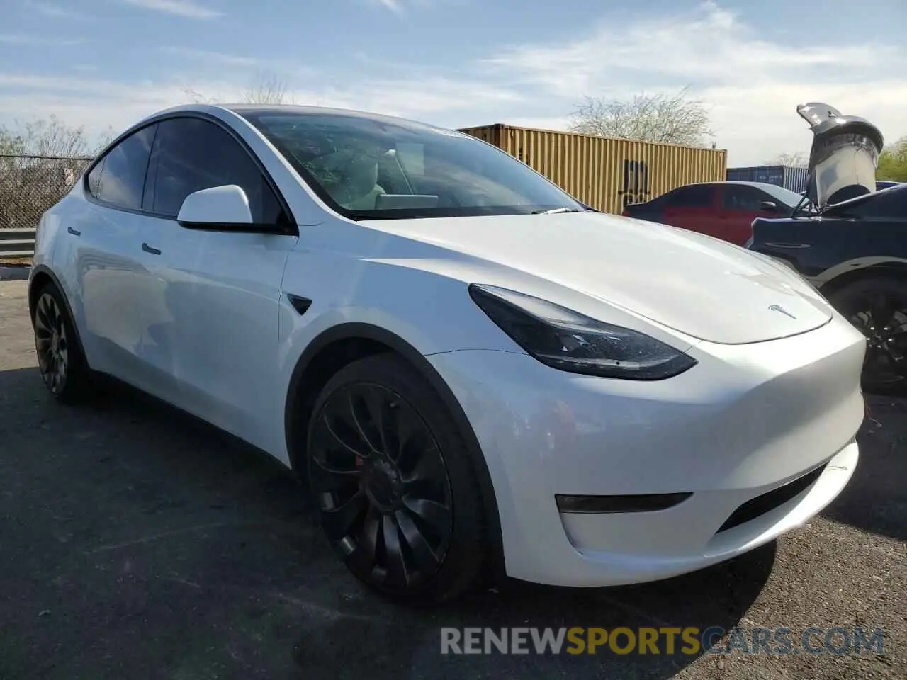 4 Фотография поврежденного автомобиля 7SAYGDEF4PF871940 TESLA MODEL Y 2023