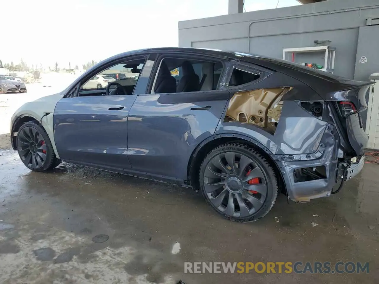 2 Photograph of a damaged car 7SAYGDEF4PF873641 TESLA MODEL Y 2023