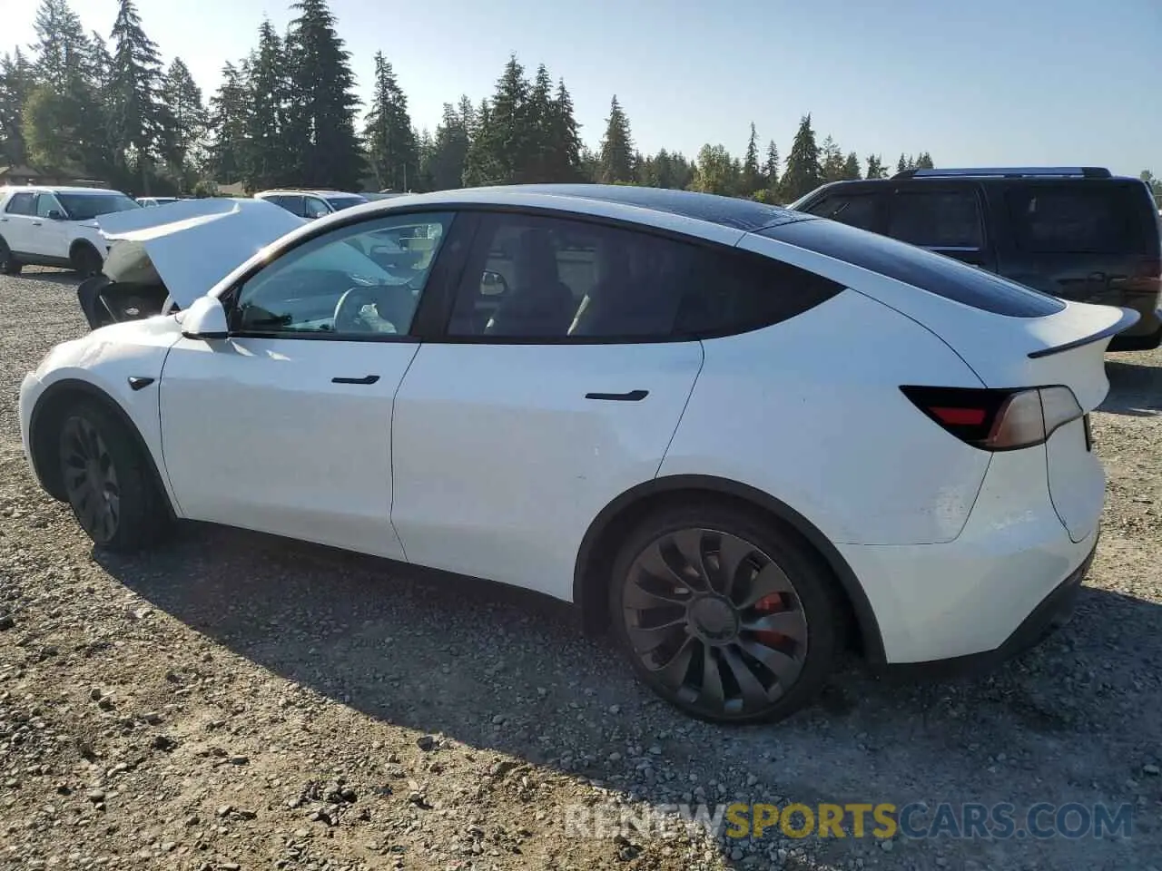 2 Photograph of a damaged car 7SAYGDEF4PF881819 TESLA MODEL Y 2023