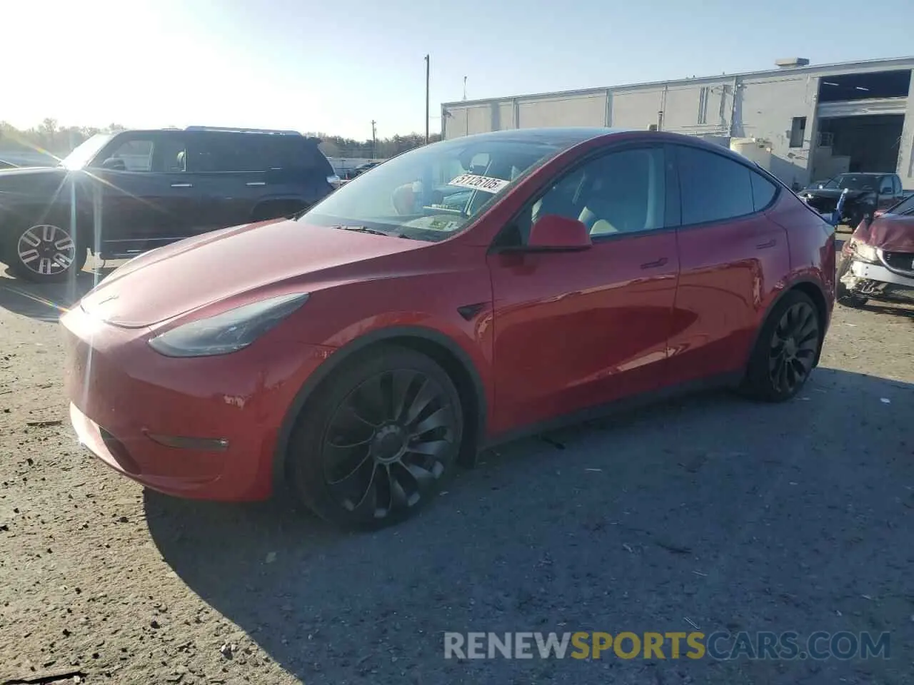 1 Photograph of a damaged car 7SAYGDEF4PF960357 TESLA MODEL Y 2023