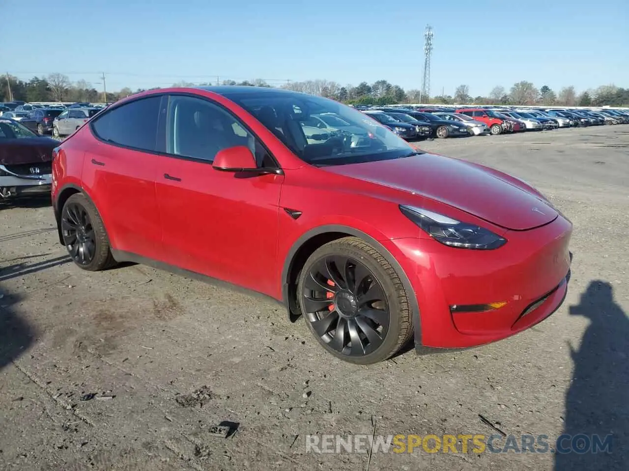 4 Photograph of a damaged car 7SAYGDEF4PF960357 TESLA MODEL Y 2023