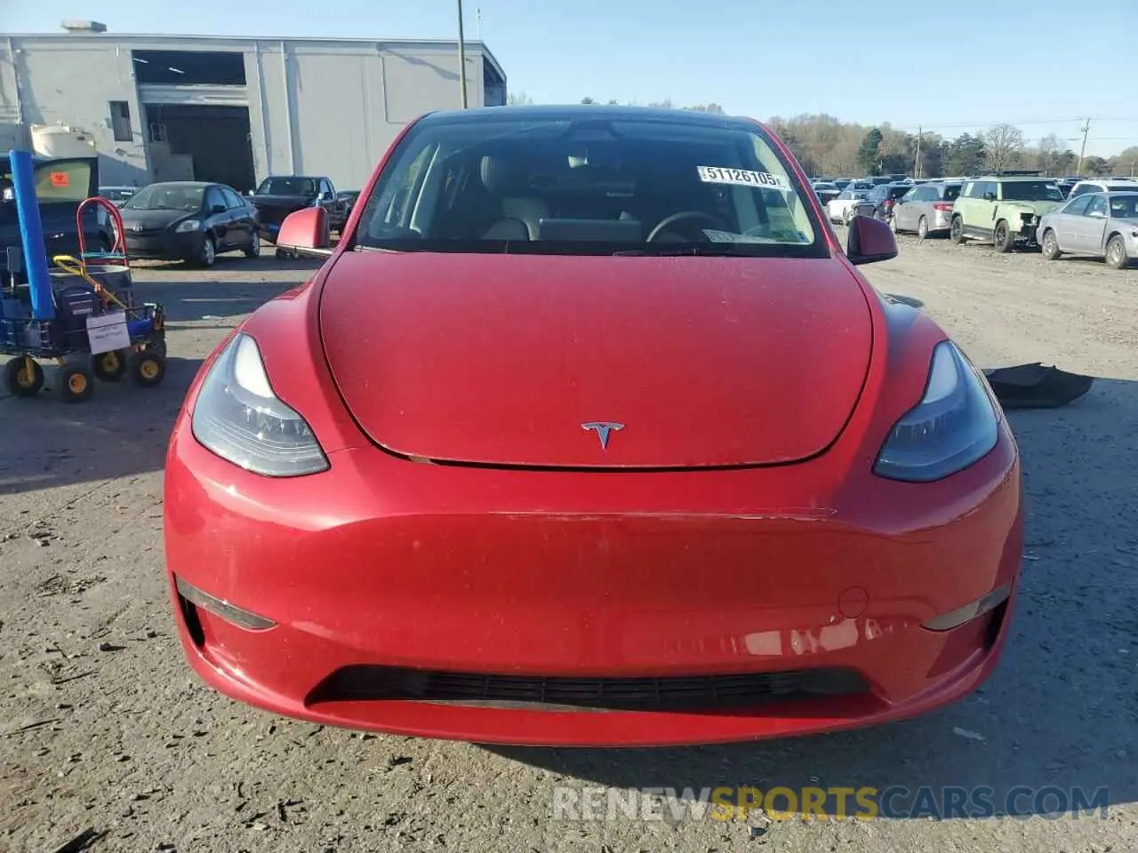 5 Photograph of a damaged car 7SAYGDEF4PF960357 TESLA MODEL Y 2023