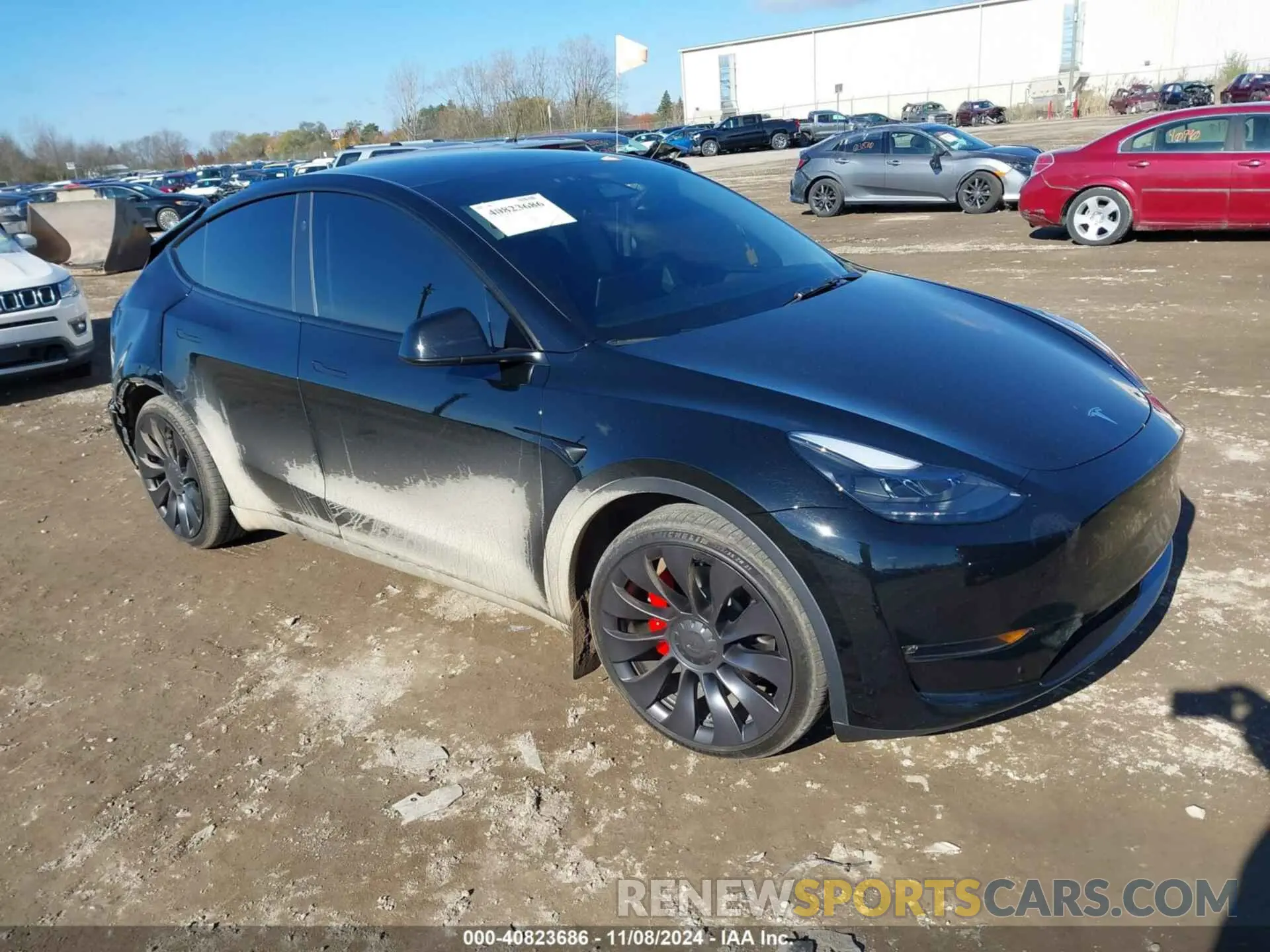 1 Photograph of a damaged car 7SAYGDEF4PF962268 TESLA MODEL Y 2023