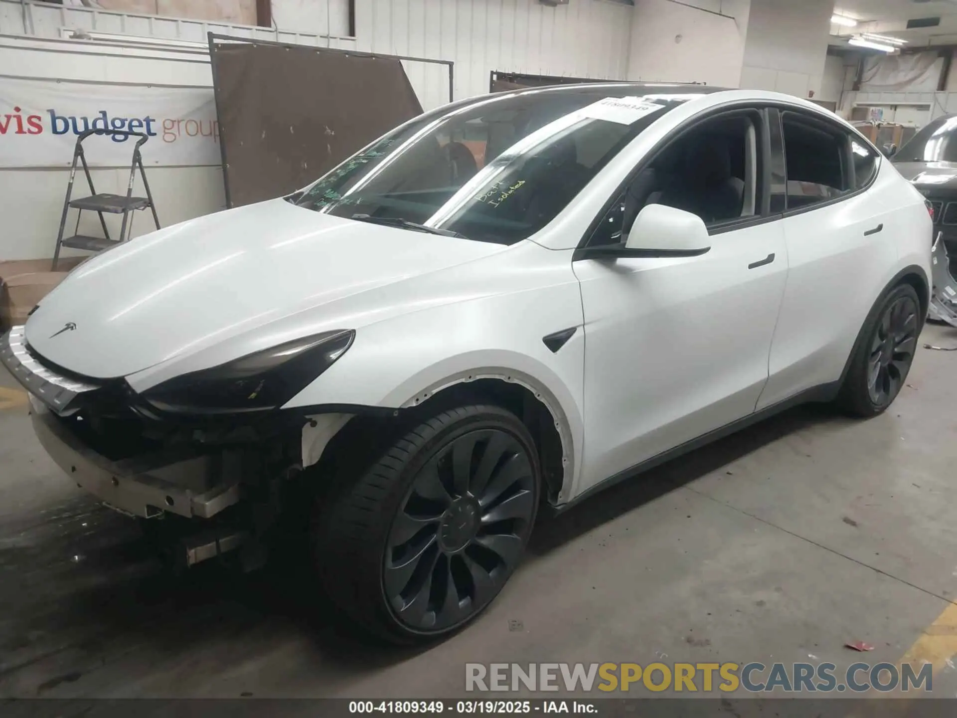 2 Photograph of a damaged car 7SAYGDEF5PF665560 TESLA MODEL Y 2023