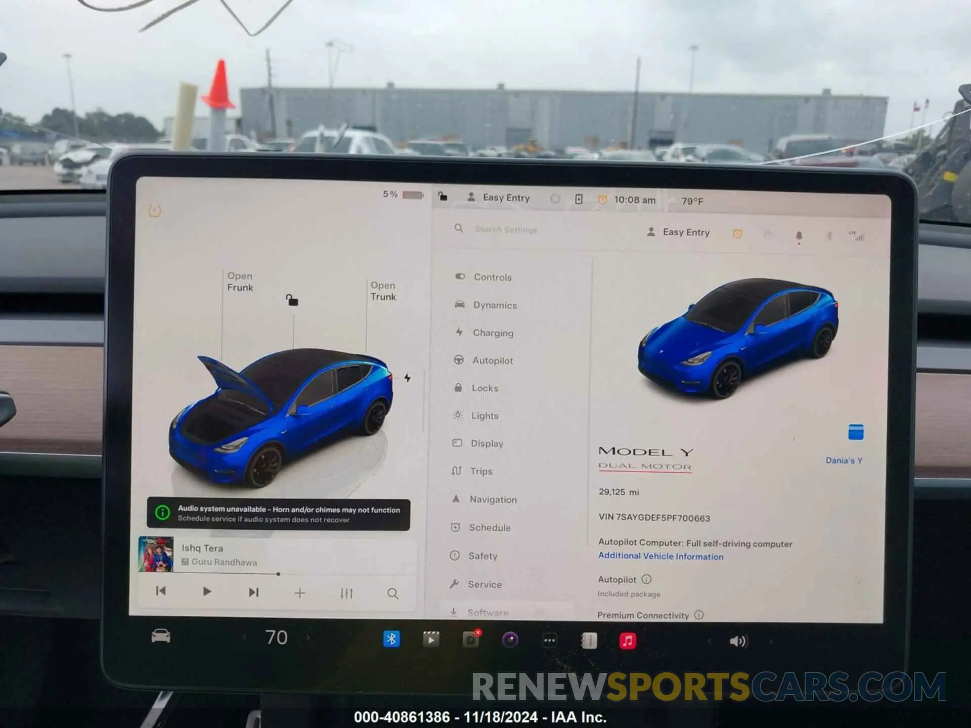 7 Photograph of a damaged car 7SAYGDEF5PF700663 TESLA MODEL Y 2023