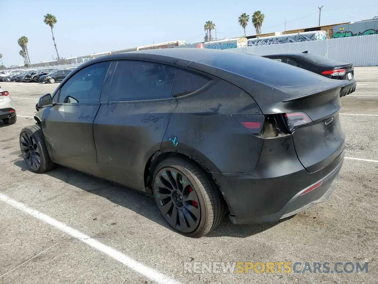 2 Фотография поврежденного автомобиля 7SAYGDEF5PF841619 TESLA MODEL Y 2023