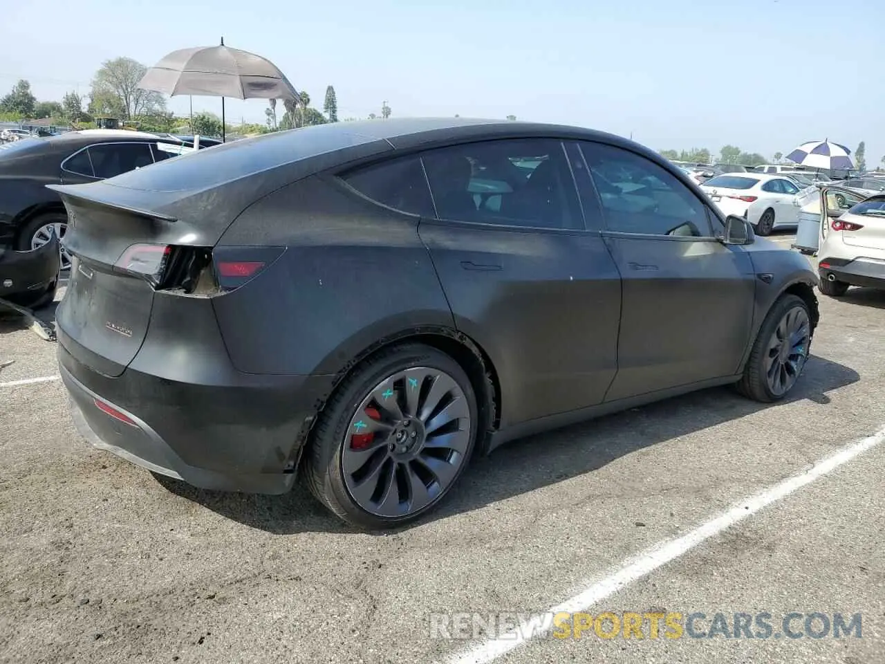 3 Фотография поврежденного автомобиля 7SAYGDEF5PF841619 TESLA MODEL Y 2023