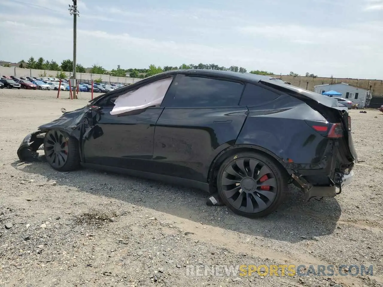 2 Photograph of a damaged car 7SAYGDEF5PF903519 TESLA MODEL Y 2023