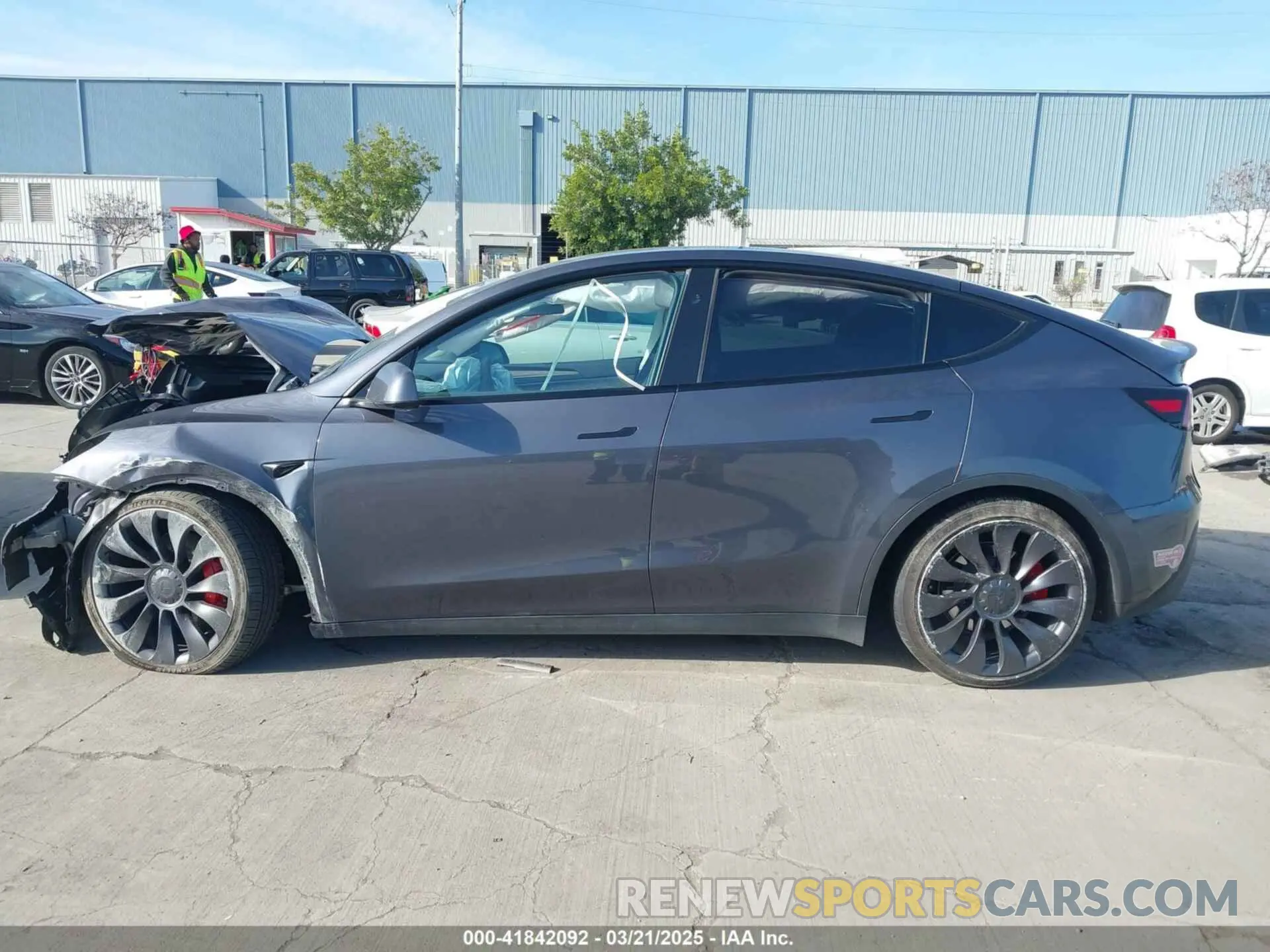 13 Фотография поврежденного автомобиля 7SAYGDEF5PF917338 TESLA MODEL Y 2023