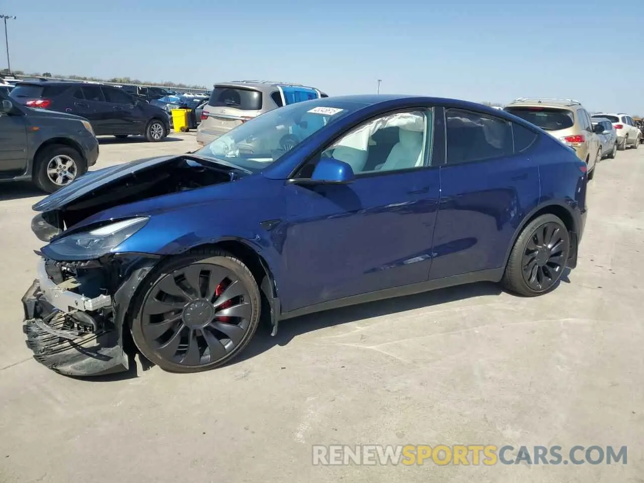 1 Photograph of a damaged car 7SAYGDEF5PF917808 TESLA MODEL Y 2023