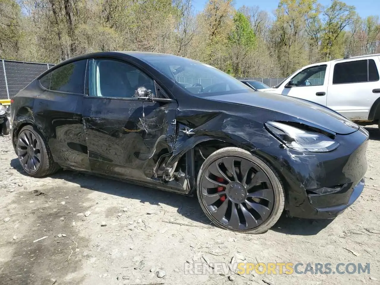 4 Фотография поврежденного автомобиля 7SAYGDEF5PF941624 TESLA MODEL Y 2023