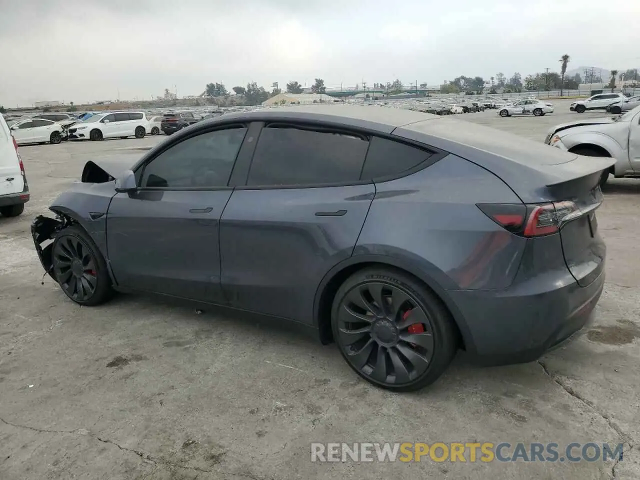 2 Photograph of a damaged car 7SAYGDEF5PF957855 TESLA MODEL Y 2023