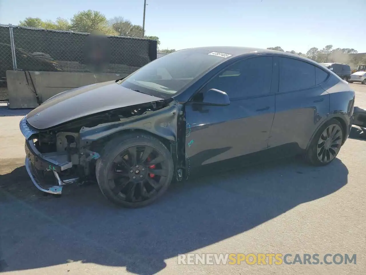 1 Photograph of a damaged car 7SAYGDEF6PF603035 TESLA MODEL Y 2023