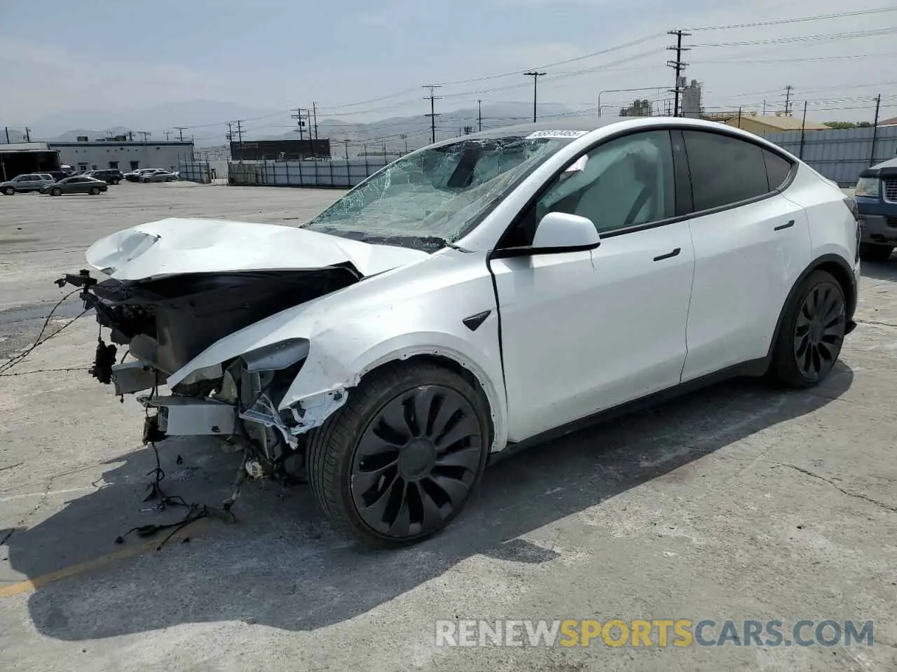 1 Photograph of a damaged car 7SAYGDEF6PF603410 TESLA MODEL Y 2023