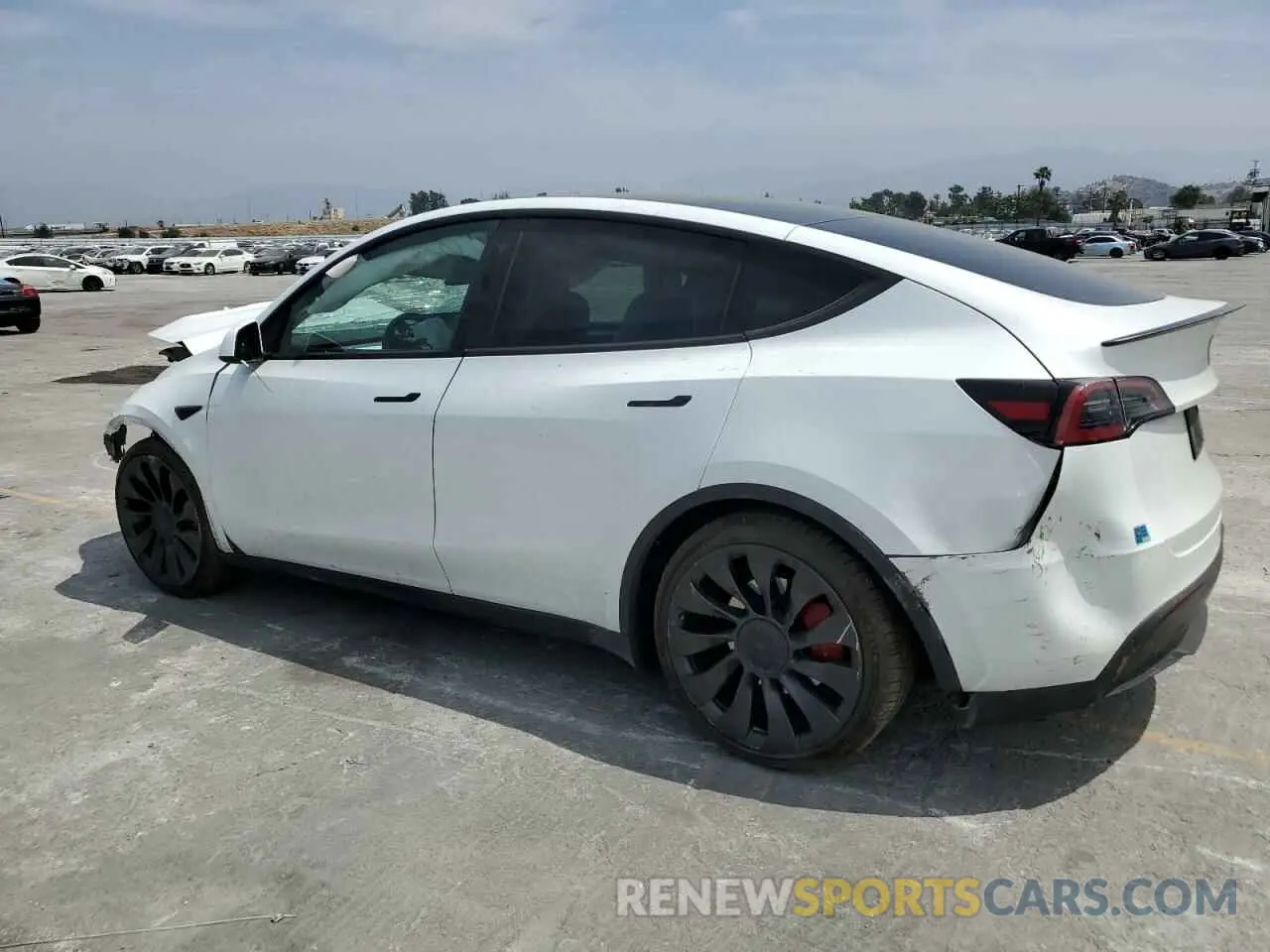 2 Photograph of a damaged car 7SAYGDEF6PF603410 TESLA MODEL Y 2023