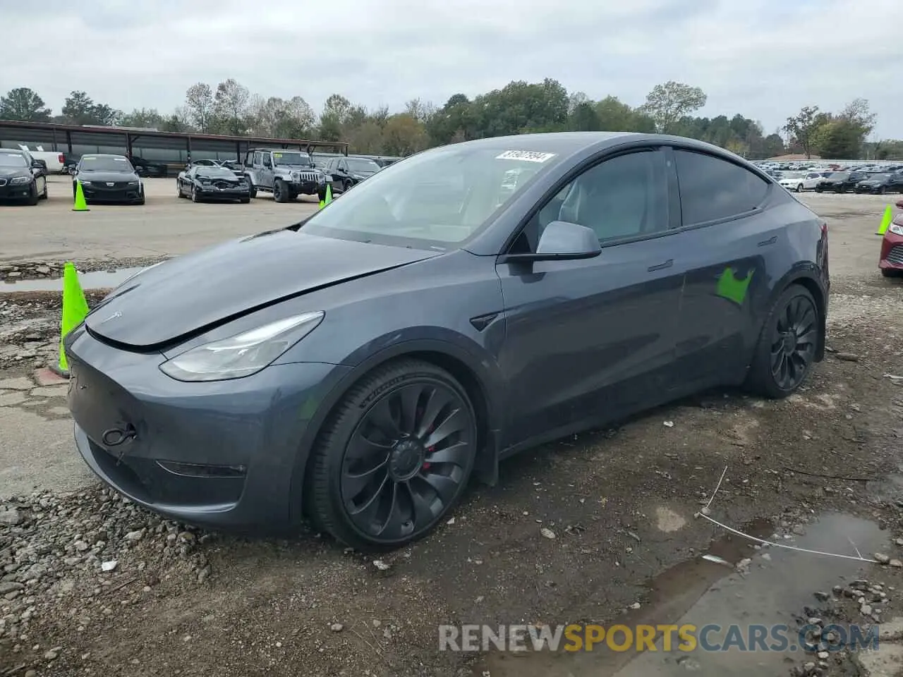 1 Фотография поврежденного автомобиля 7SAYGDEF6PF688779 TESLA MODEL Y 2023