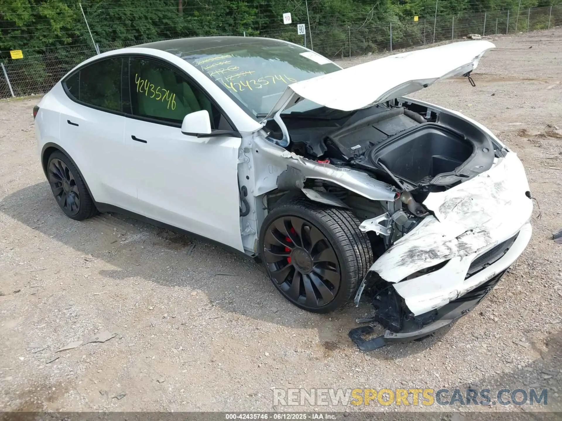 1 Фотография поврежденного автомобиля 7SAYGDEF6PF712384 TESLA MODEL Y 2023