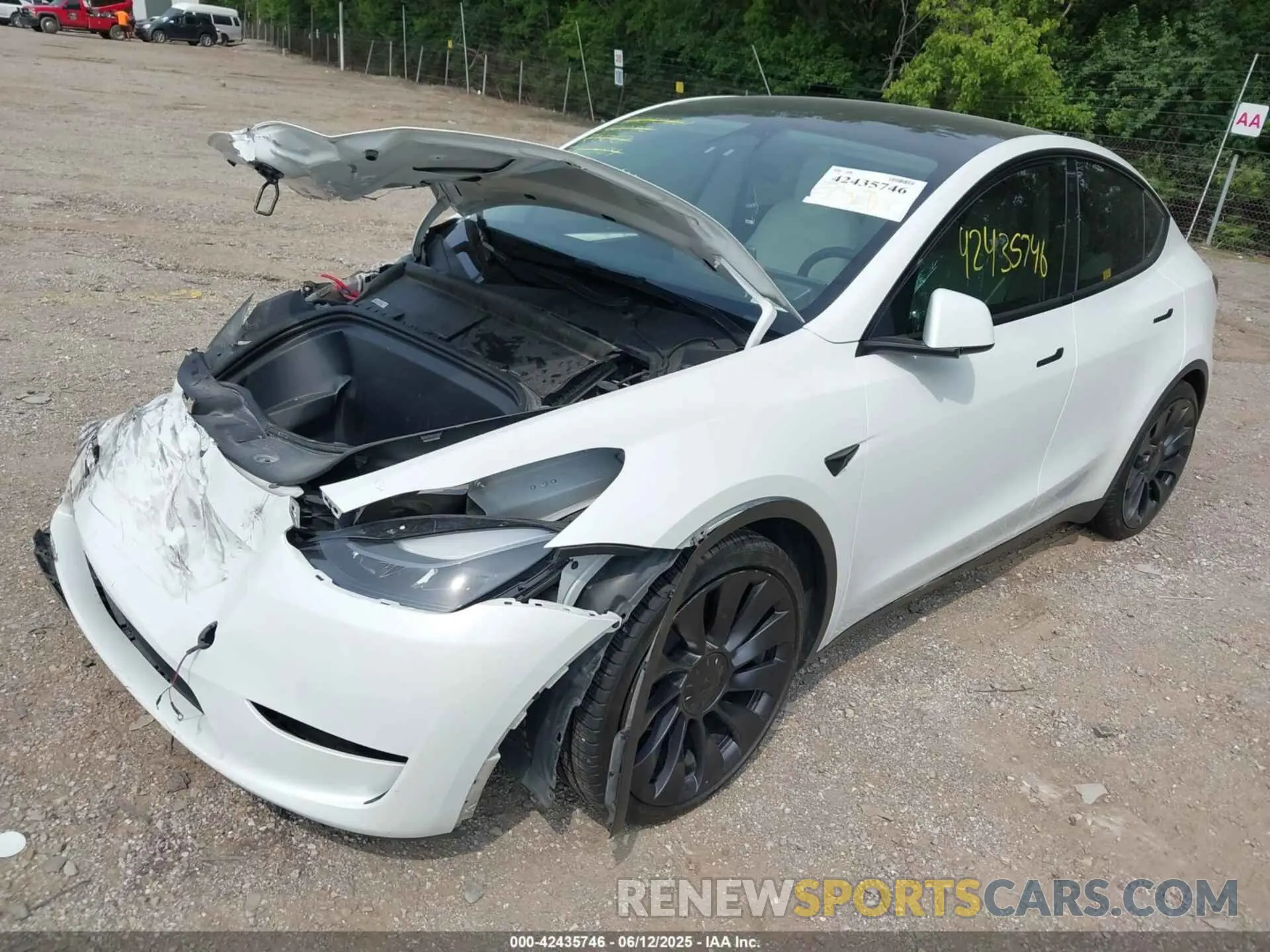 2 Фотография поврежденного автомобиля 7SAYGDEF6PF712384 TESLA MODEL Y 2023