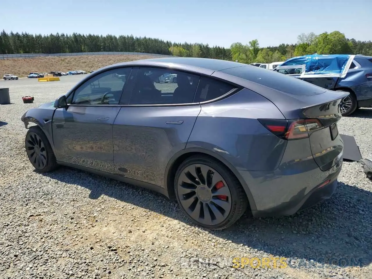 2 Фотография поврежденного автомобиля 7SAYGDEF6PF796822 TESLA MODEL Y 2023