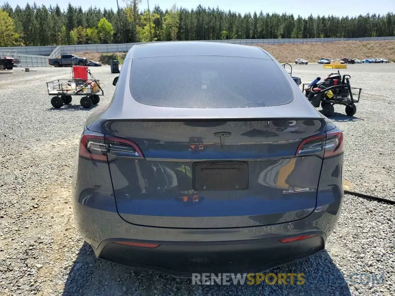 6 Фотография поврежденного автомобиля 7SAYGDEF6PF796822 TESLA MODEL Y 2023