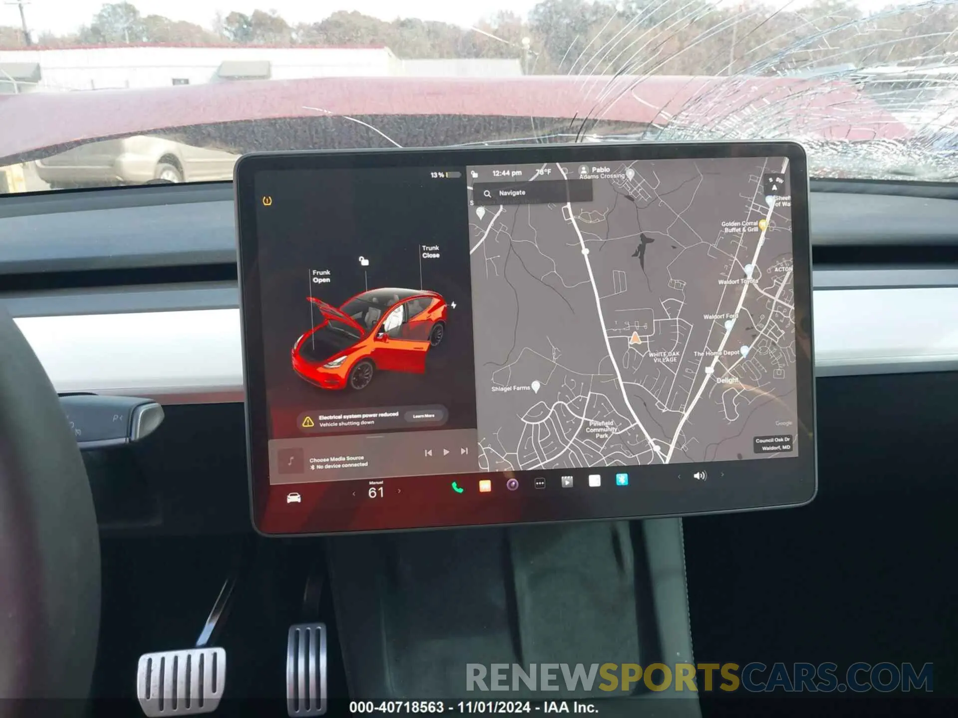 7 Photograph of a damaged car 7SAYGDEF6PF870935 TESLA MODEL Y 2023