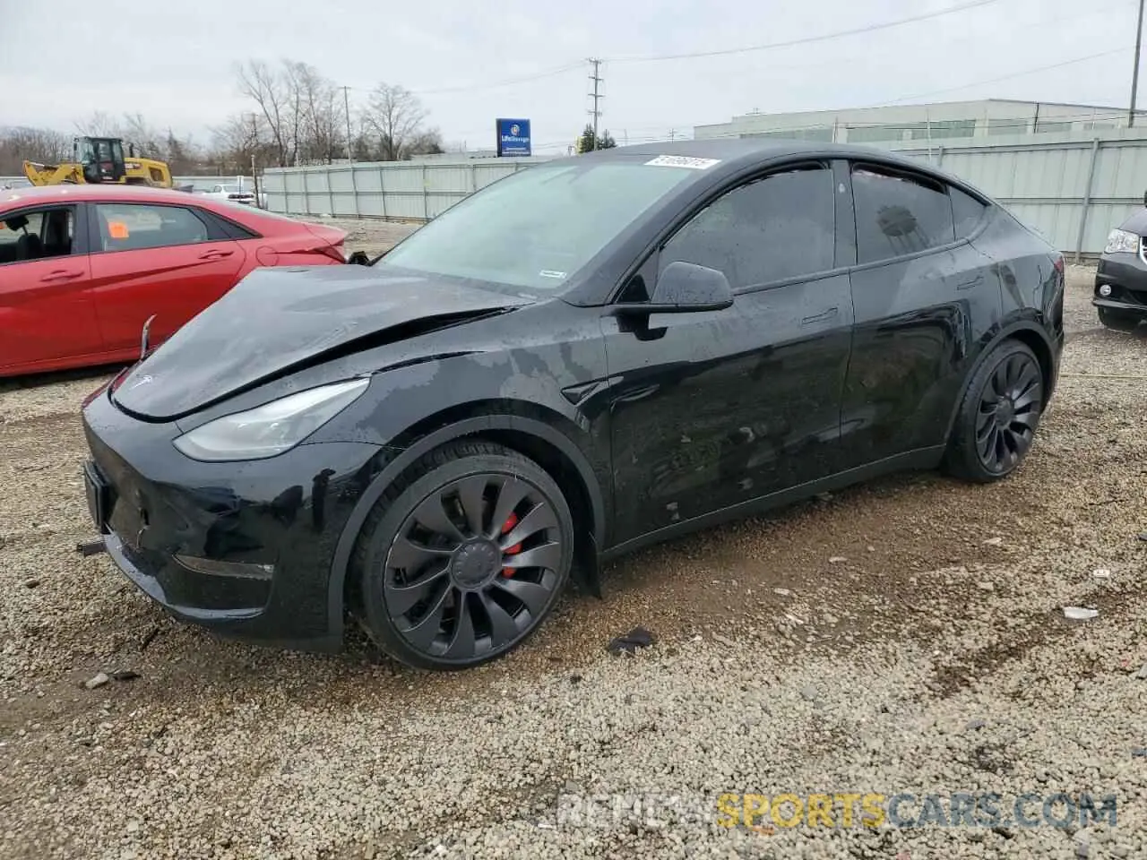 1 Фотография поврежденного автомобиля 7SAYGDEF6PF871597 TESLA MODEL Y 2023
