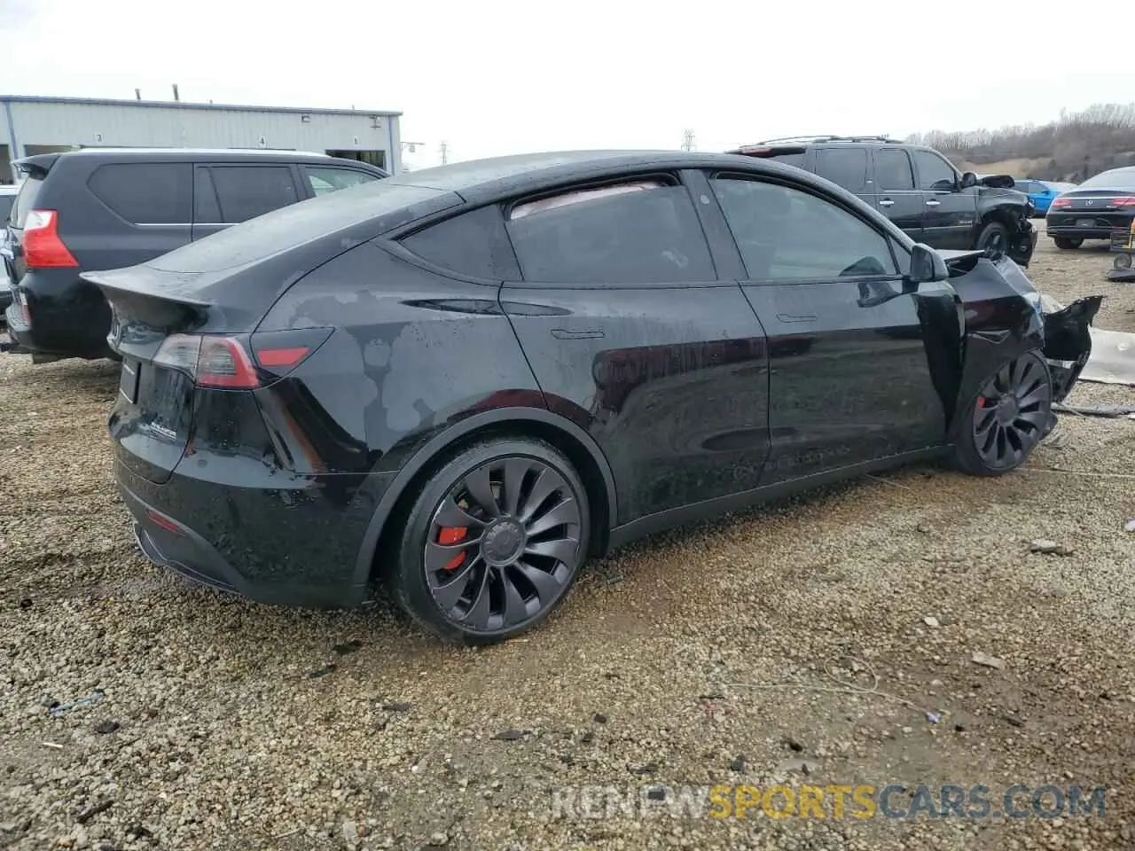 3 Фотография поврежденного автомобиля 7SAYGDEF6PF871597 TESLA MODEL Y 2023