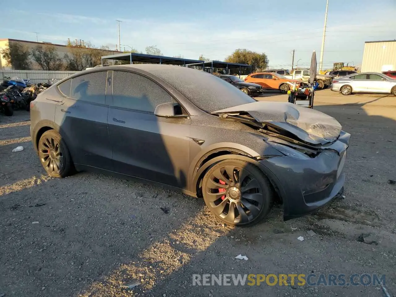 4 Фотография поврежденного автомобиля 7SAYGDEF6PF904789 TESLA MODEL Y 2023