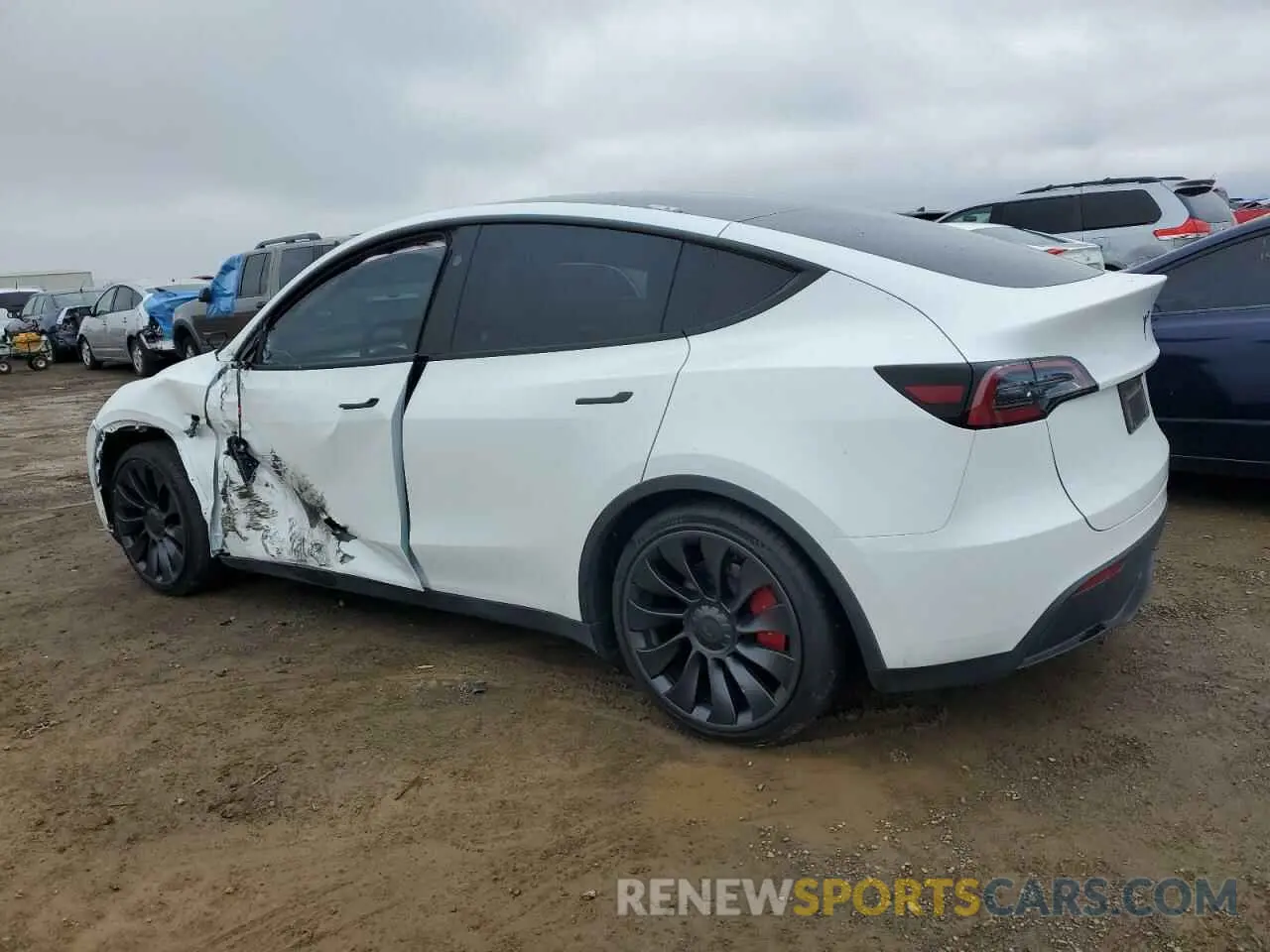 2 Фотография поврежденного автомобиля 7SAYGDEF6PF924461 TESLA MODEL Y 2023