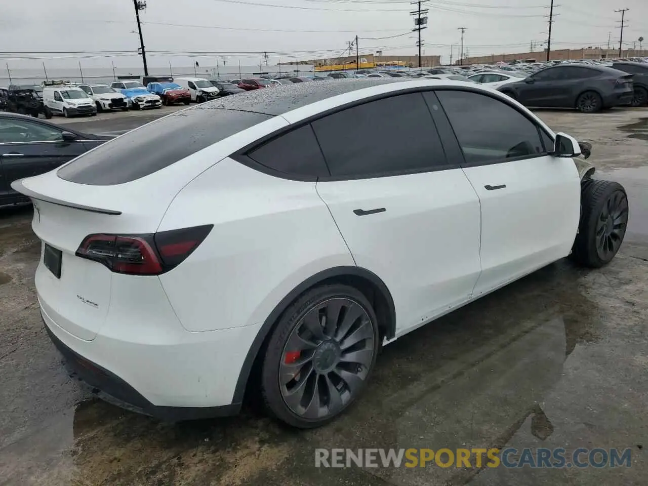 3 Photograph of a damaged car 7SAYGDEF7PF602959 TESLA MODEL Y 2023