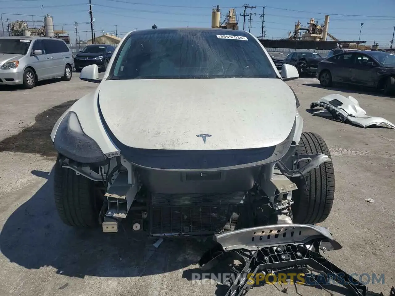5 Photograph of a damaged car 7SAYGDEF7PF605232 TESLA MODEL Y 2023