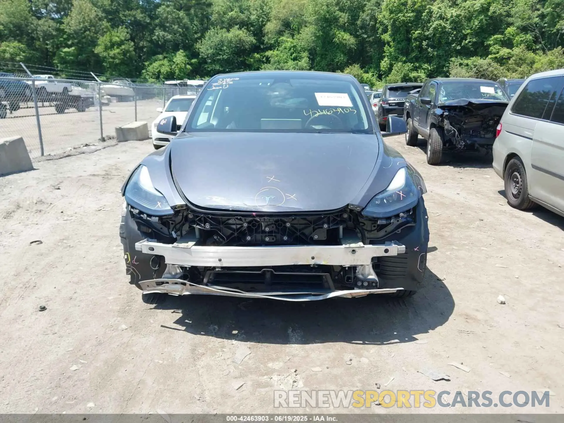 12 Фотография поврежденного автомобиля 7SAYGDEF7PF700602 TESLA MODEL Y 2023