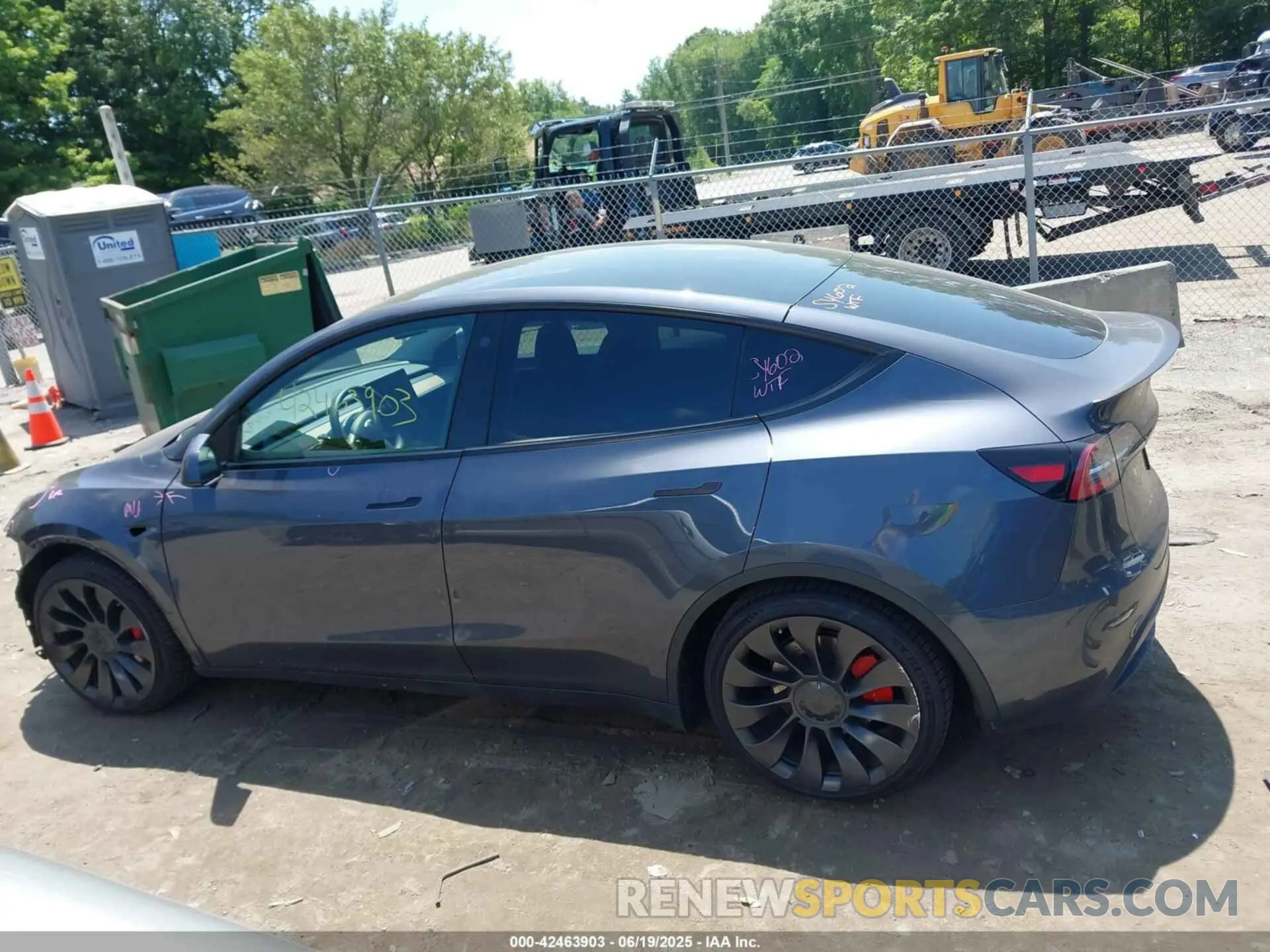 14 Фотография поврежденного автомобиля 7SAYGDEF7PF700602 TESLA MODEL Y 2023