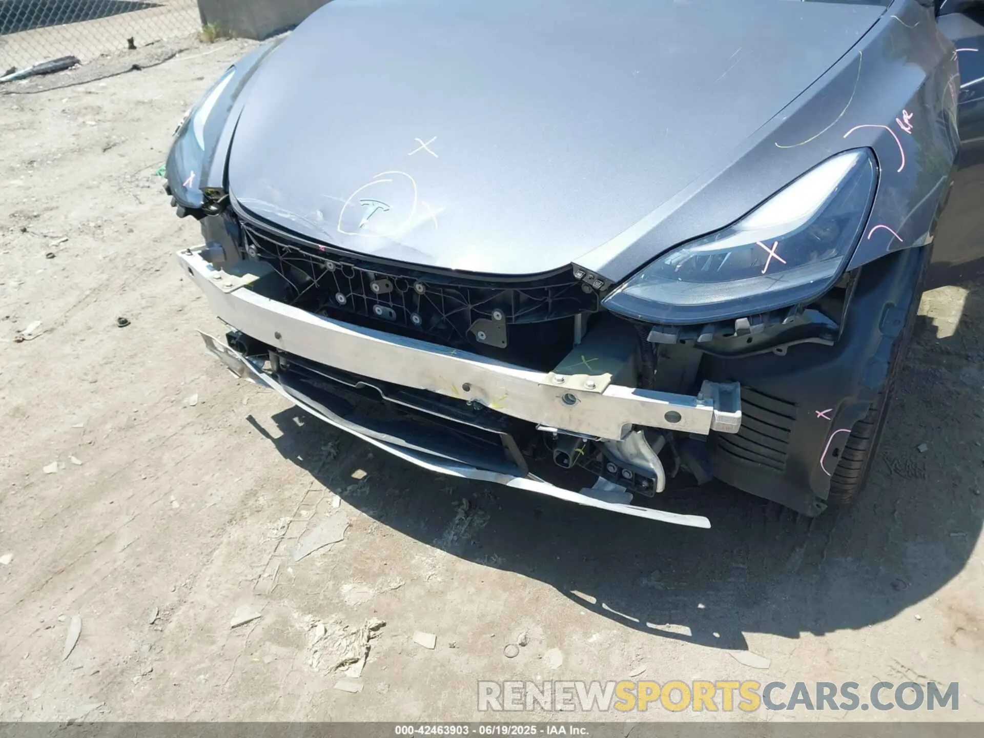 6 Фотография поврежденного автомобиля 7SAYGDEF7PF700602 TESLA MODEL Y 2023