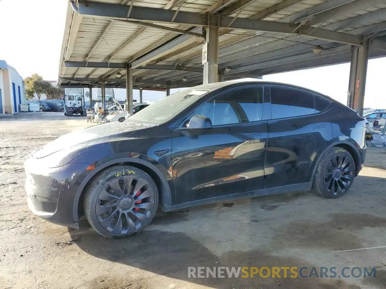 1 Фотография поврежденного автомобиля 7SAYGDEF7PF786817 TESLA MODEL Y 2023