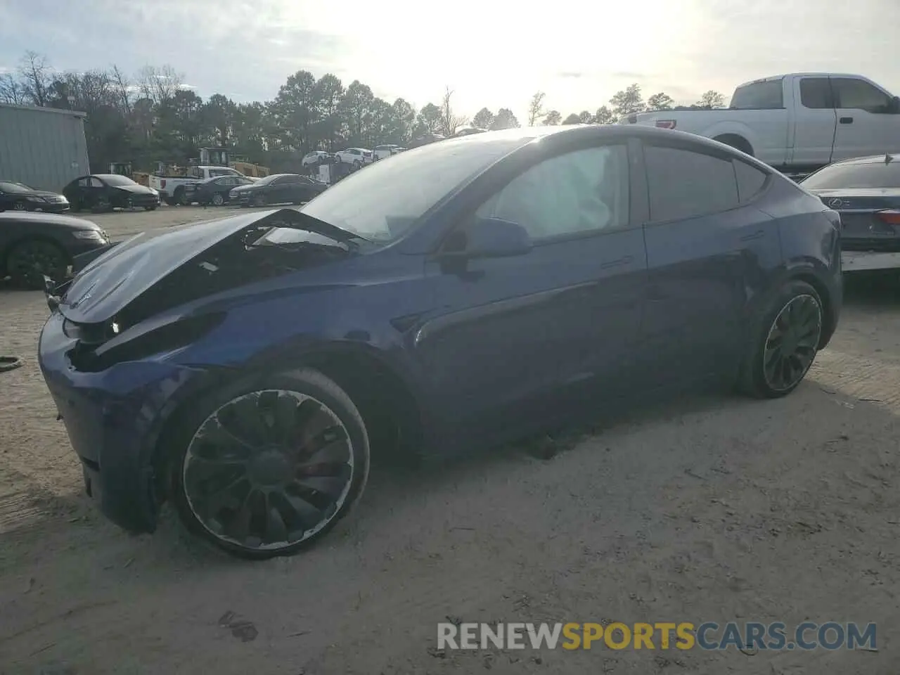 1 Фотография поврежденного автомобиля 7SAYGDEF7PF898453 TESLA MODEL Y 2023