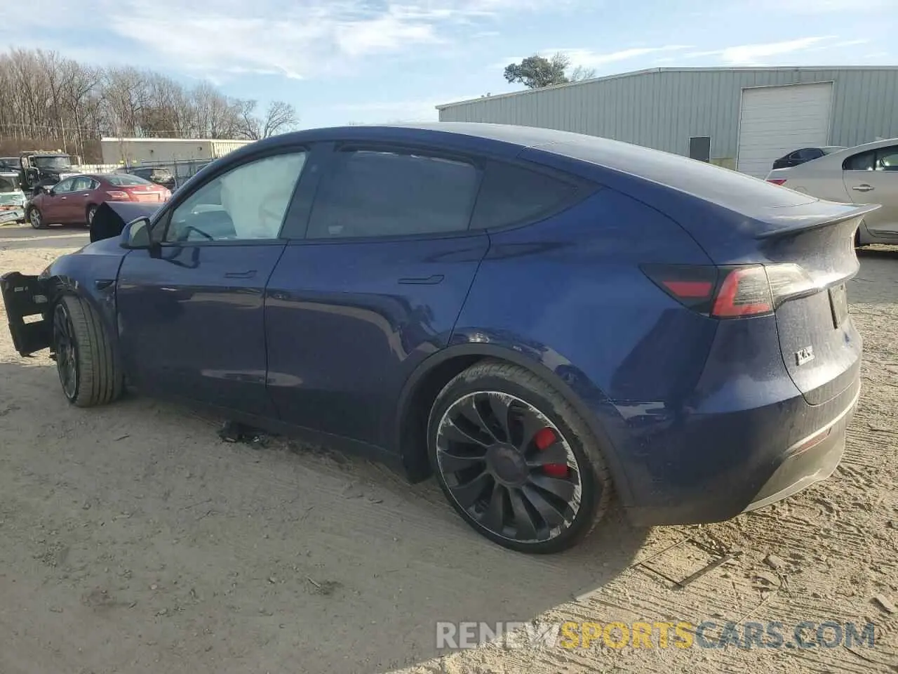 2 Фотография поврежденного автомобиля 7SAYGDEF7PF898453 TESLA MODEL Y 2023