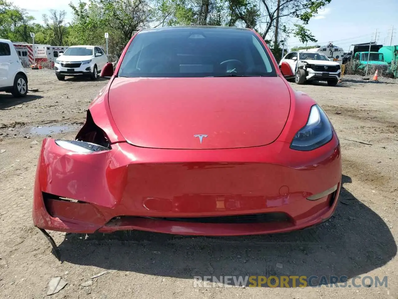 5 Photograph of a damaged car 7SAYGDEF7PF905305 TESLA MODEL Y 2023